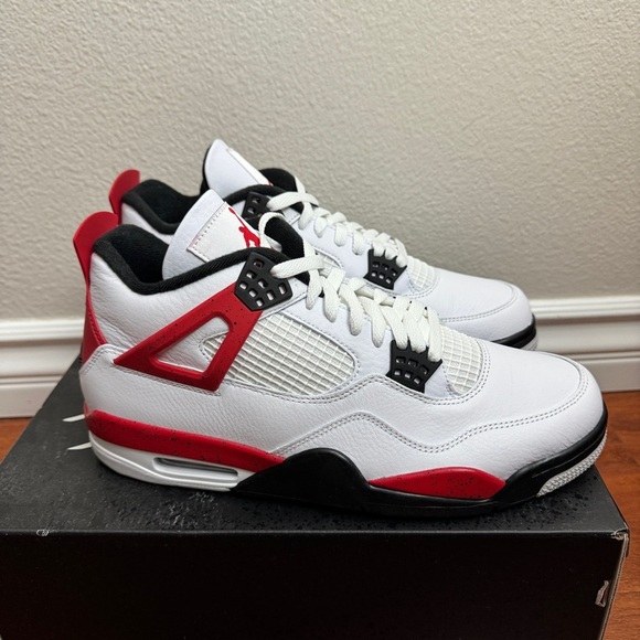 Air Jordan 4 Retro Red Cement Size 11 - Picture 3 of 9